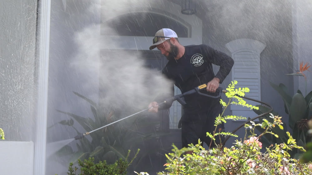 Pressure washing